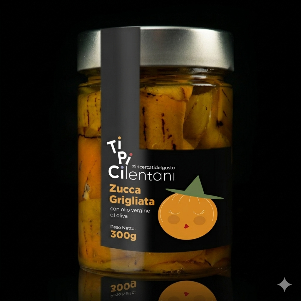 Grilled pumpkin with virgin olive oil 300g